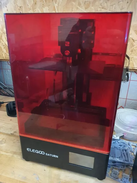 ELEGOO Saturn 8K MSLA 3D Printer, UV Resin Photocuring, 10-Inch 8K Mono LCD ELEGOO Saturn 8K MSLA 3D Printer, UV Resin Photocuring, 10-Inch 8K Mono LCD
