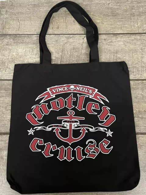 Vince Neil Motley Cruise 2008 Tote Bag Sea Sin Service Cotton 15" Tall Lot Of 10