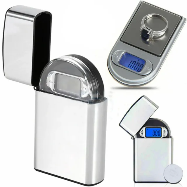 0,01 g x 200g Gramm Mini Digital Pocket "leichter" Waage Schmuck Diamant Gewicht