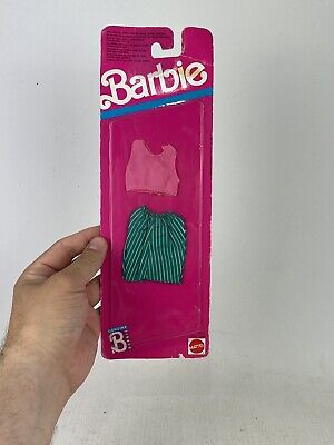 Barbie Summer Clothes Skirt Shirt 1989 Mattel 2612 Vintage New 7
