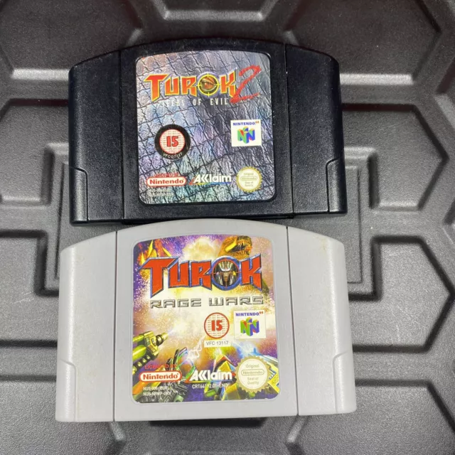 Turok Rage Wars And Turok 2 - N64 Nintendo 64 - Cartridge Only - PAL