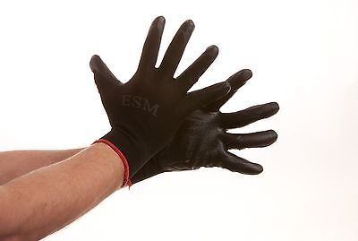 300 Pairs Premium Tough Nitrile Coated Palm Work Gloves M L XL