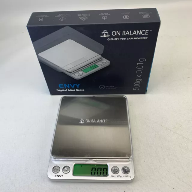 On Balance ENVY Digital Mini Scale 500g x 0.01g  One Button Calibiration z270