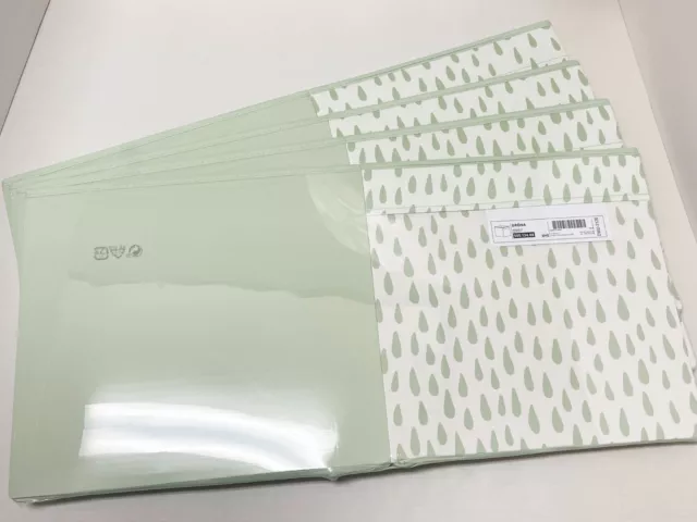 Ikea DRONA Storage box fits kallax expedit, green/white 13x15x13 (4 Pack) - NEW