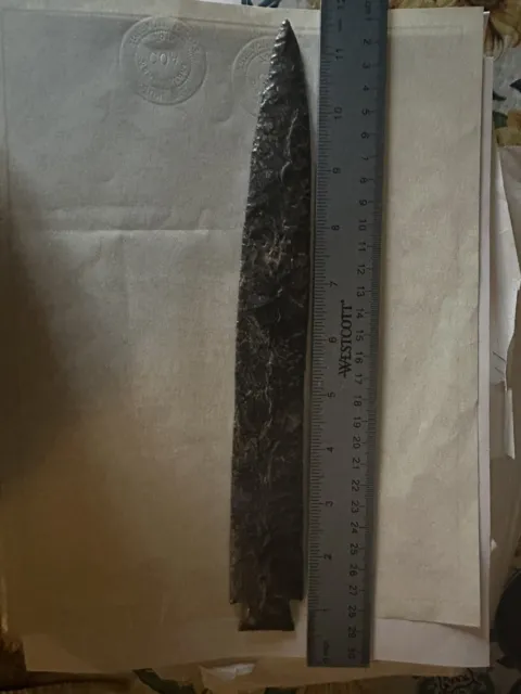 Large 11 Inch Benton Blade arrowheads Artifacts