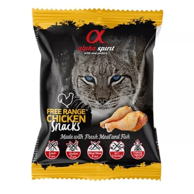 Alpha Spirit Poulet Saveur Chat 85% Viande 50 G