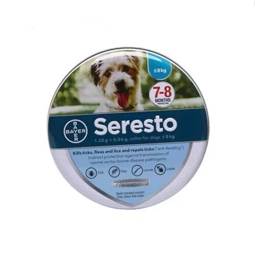SERESTO-Collare per Cani Piccoli Fino a 8kg- Antiparassitario，Nuovo,Salute Cura;