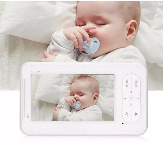 Wireless LCD Babyfone Babyphone Moniteur pour bébé Vidéo LCD Caméra de sécurité