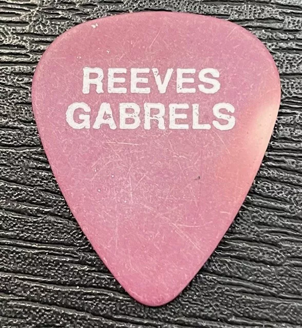 Reeves Gabrels / The Cure / David Bowie / Used / 2012 / Tour Guitar Pick