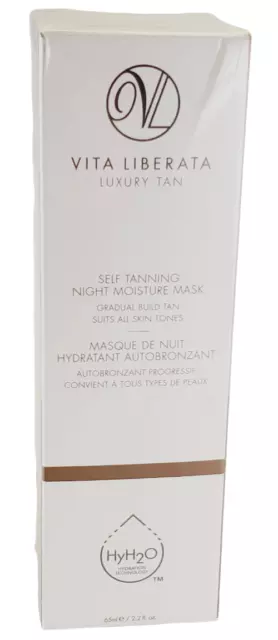 Vita Liberata de Luxe Fauve Avancé Organique Auto-Bronzant Nuit Masque, 2.2 2