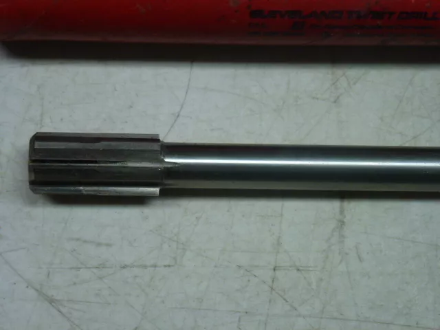 Nos! Cleveland Peerless 704 Carbide Tip Expansion Reamer, 19/32", Straight Shank 2