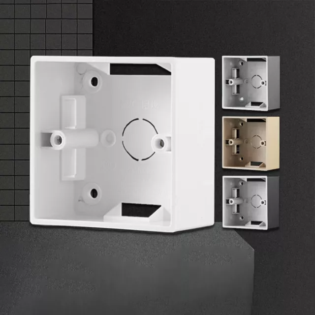 For Ethernet Surface-Mounted Box For Faceplates Wall Plate New Practical