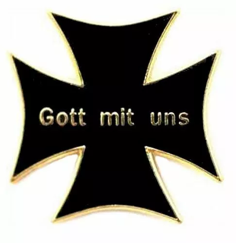 Pin Anstecker Gott mit uns Eisernes Kreuz Anstecknadel