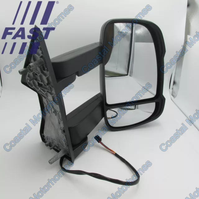 Fits Fiat Ducato Peugeot Boxer Citroen Relay LHD Right Long Arm Mirror 2006-On