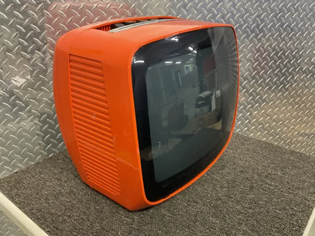 Indesit 12  LGB orange tv Television (Vintage Orange Prop TV)