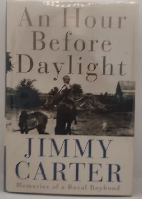 Jimmy Carter An Hour Before Daylight SIgned Full Signature First Edition