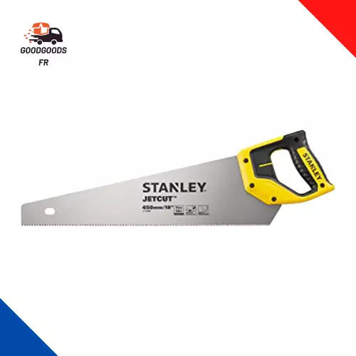 Stanley Scie Égoïne Jetcut Coupe Fine 450 Mm 11 Dents/ Pouce, Lame En Acier