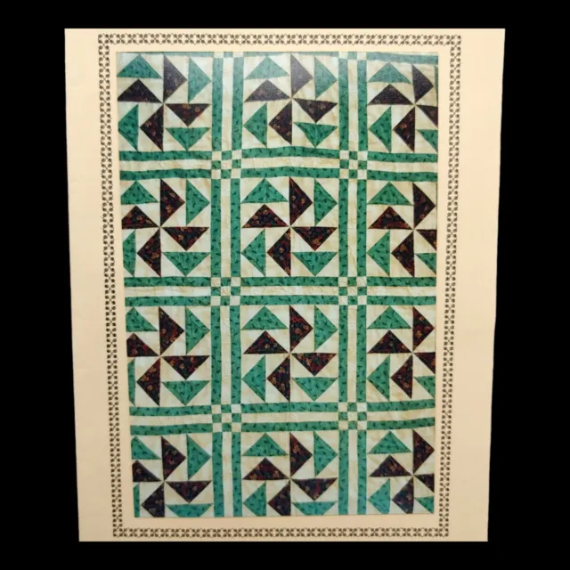Rompecabezas bloque de edredón y patrón de almohada Dutchman - triángulos de gansos voladores 81x94