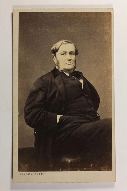 Frankreich Homme Porträt Von Pierre Petit Paris c1860 Foto CDV Vintage