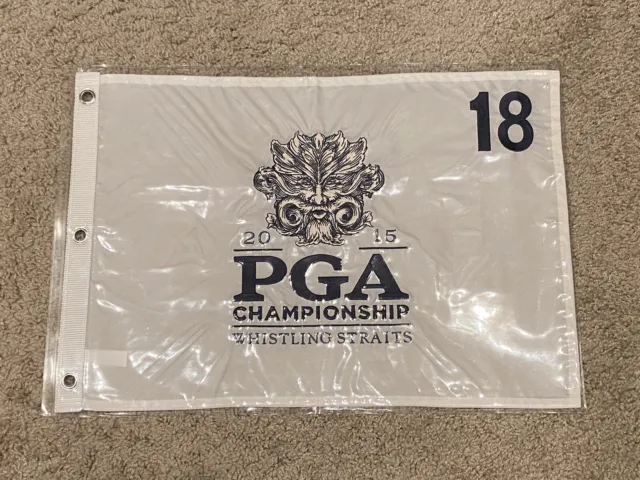 Official 2015 PGA Championship Embroidered Flag Jason Day Win Whistling Straits