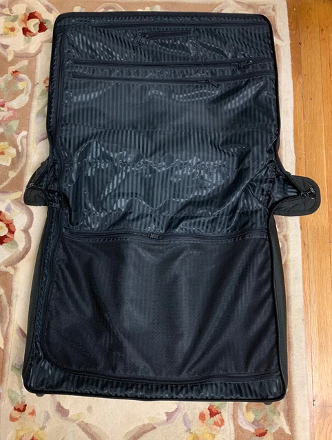 Tumi Black ballistic Nylon Wheeled Garment Bag Suitcase 2242D3 8
