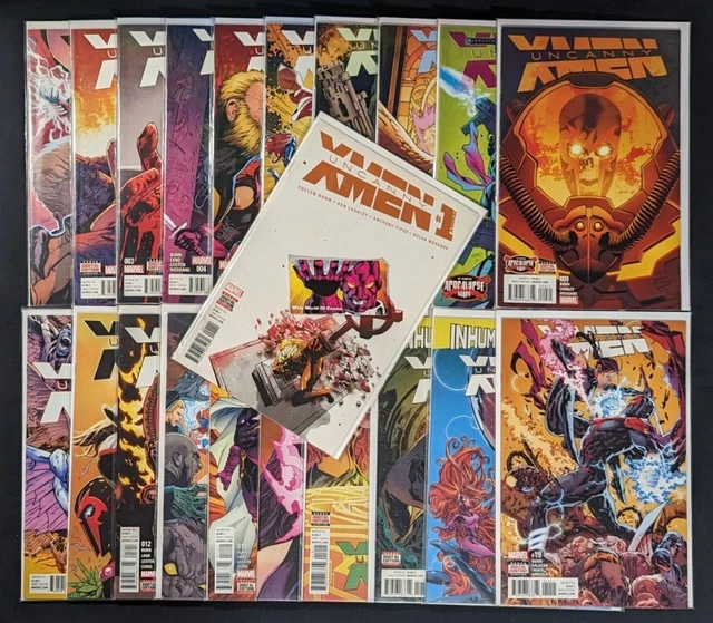 Uncanny X-Men (2016) #1-19 Complete Set + Annual & Inhumans vs X-Men #0-6 Marvel