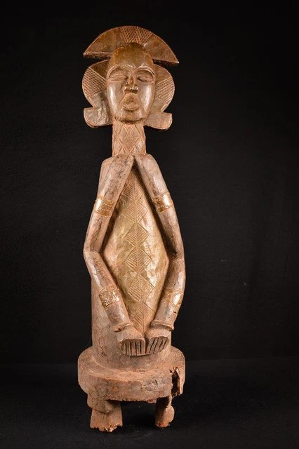 20887 An Old Authentic African Kota Statue Gabon