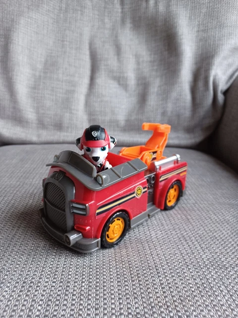 PAW PATROL- MARSHALL fire engine truck with Paw Patrol figure £3.49