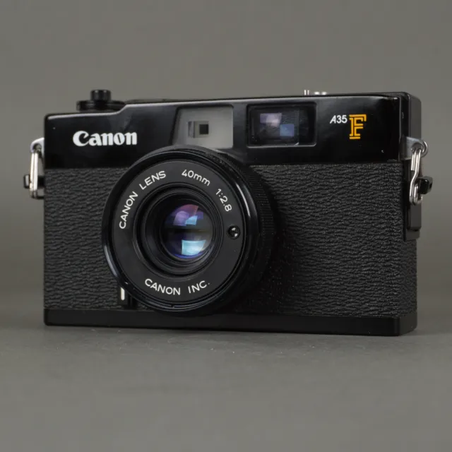 Canon A35F rangefinder camera with 40mm 1:2.8 lens