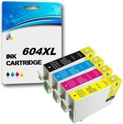 KIT 4 Cartucce 604XL Compatibili per Stampante EPSON WF-2910DWF XP-3205 XP-4200