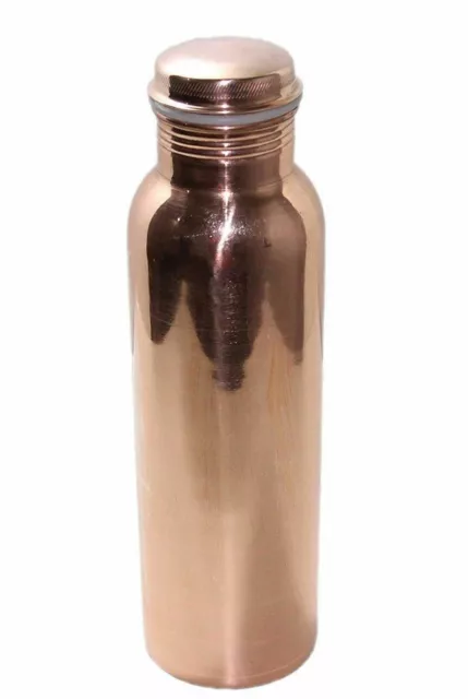 Indian Copper Water Bottle  6 Tumbler Natural Ayurveda Good Health Benefit Set 7 2