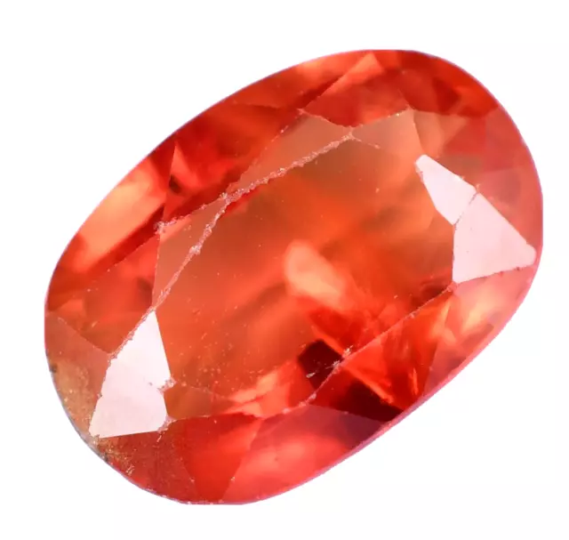 Flawless 5.15 CT Naturel Orange Saphir Certifié Superbe Traitée Pierre Précieuse