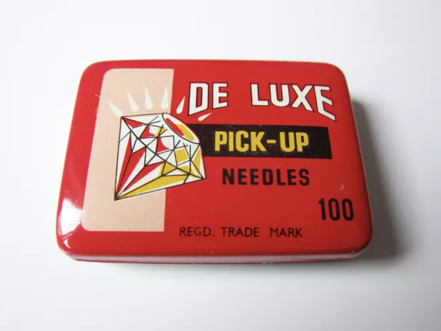 Grammophon NADELDOSE DE LUXE INDIA gramophone needle tin