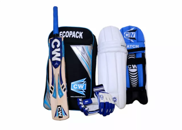 CW Batting Set SMASHER Cricket For Player Including Bat 4Pc Kit
