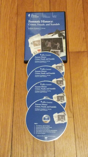 The Great Courses - 4-DVD Course - FORENSIC HISTORY