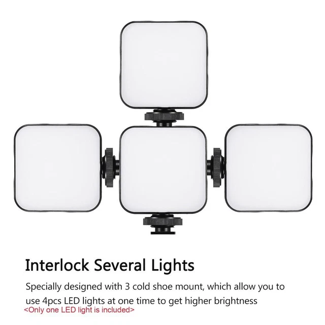 vidéo LED Diminable Caméra DSLR 6500K Lampe de remplissage For Canon/Nikon/Sony 2