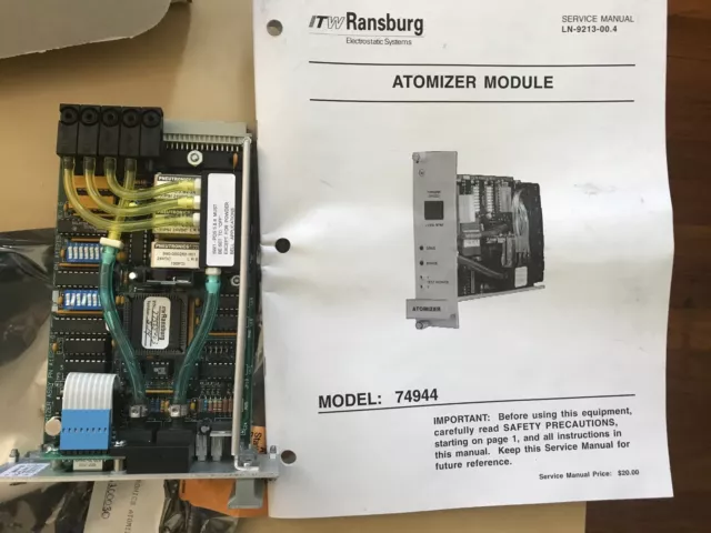 new ITW RANSBURG 74944-100 MODULE ELECTROSTATIC,ROOM1