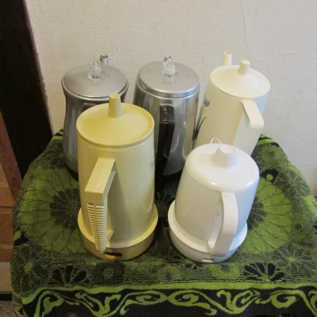 U CHOOSE COFFEE Maker Percolator. West Bend Regal Poly Perk