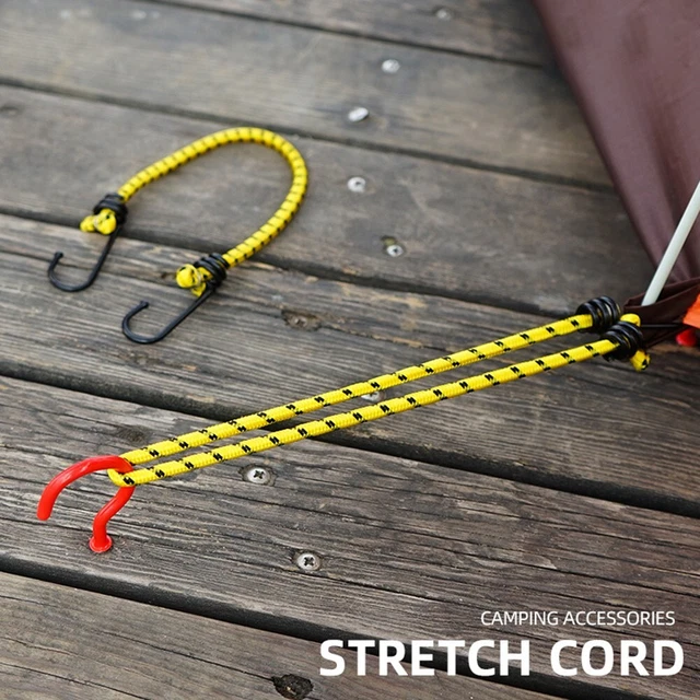 Set 6 pezzi cordel bungee carichi pesanti per avventure high stretch e outdoor