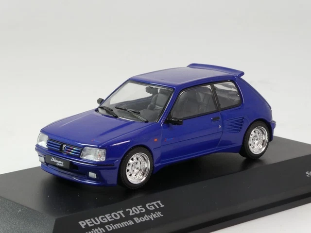 Miniature ODEON 1/43 Peugeot 205 GTI 1.9 1988 Bleue - Youngtimer
