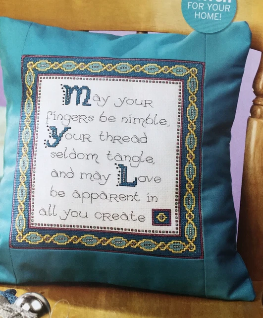 Cross Stitch Chart - Stitcher’s Prayer Cushion