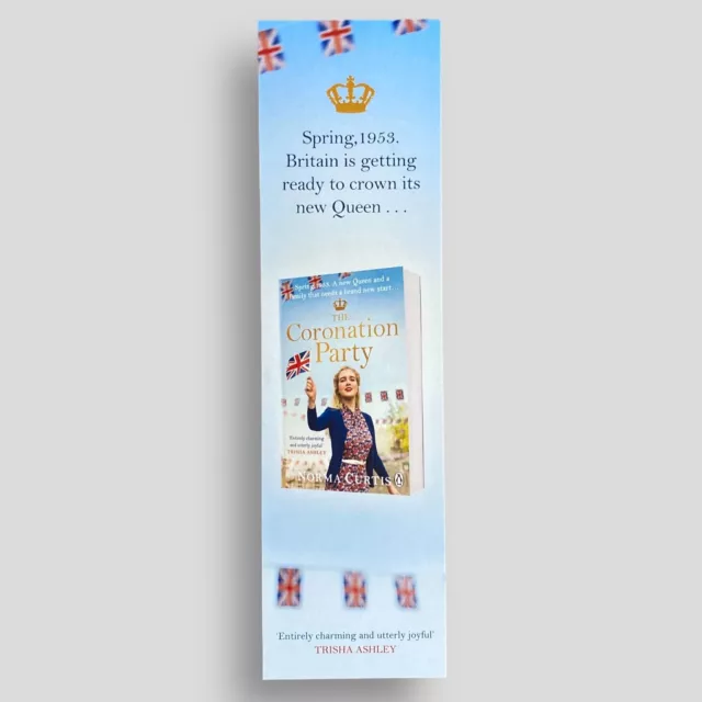 The Coronation Party Norma Curtis Collectible PROMOTIONAL BOOKMARK -not the book