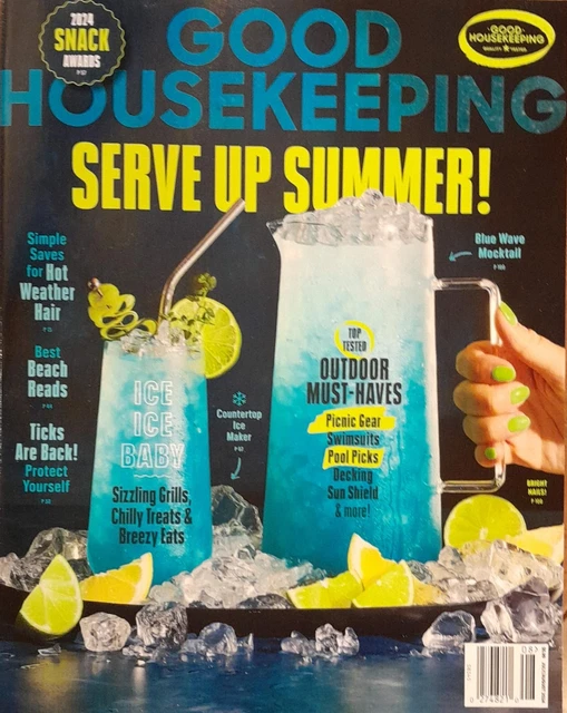 GOOD HOUSEKEEPING MAGAZINE JulyAugust 2024 Serve Up Summer 13.70