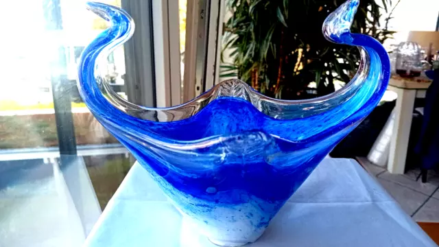 Glas Schale - MURANO - dekoratives Designerobjekt