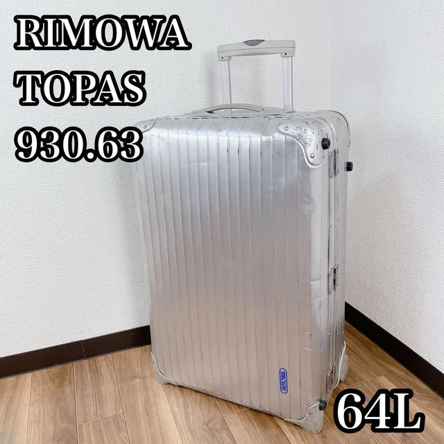 RIMOWA TOPAS Suitcase Wheels 64L Blue Tag Topaz Carry