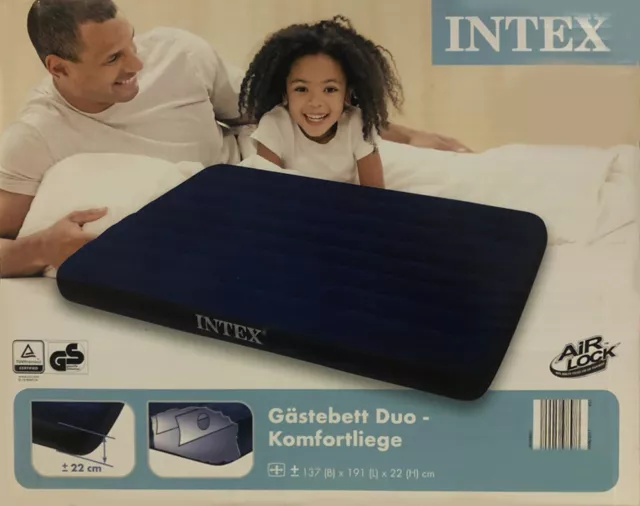 INTEX Gästebett Duo-Komfortliege - 137 (B) x 191 (L) x 22 (H) cm - ***NEU&OVP***