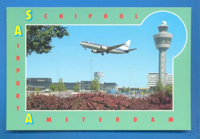 Amsterdam Schiphol Airport,Holland.postcard