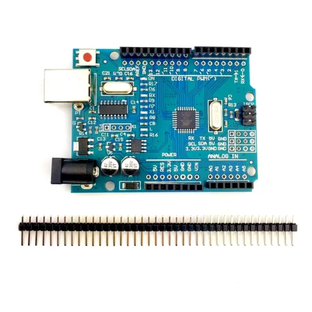 Arduino Uno R3 kompatibles Mikrocontrollerboard mit ATmega328