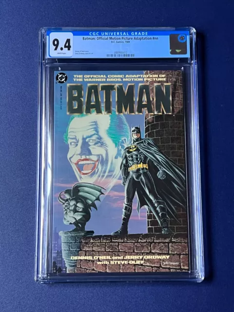 Batman: Official Motion Picture Adaptation CGC 9.4 NM 1989 Jack Nicholson Joker