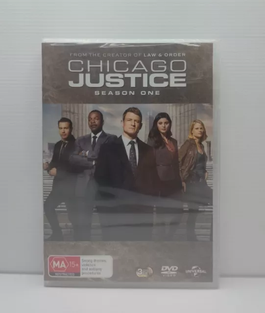 Chicago Justice Season One (DVD, 2017) 3 Disc Set, Region 2 & 4 **New Sealed**